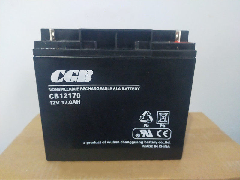 CGB长光蓄电池12V17A阀控式铅酸免维护CB12170医疗应急直流屏童车