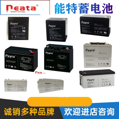 neata能特蓄电池NT12V7AH9AH12AH14AH17A24A28A38A40A65A100A消防