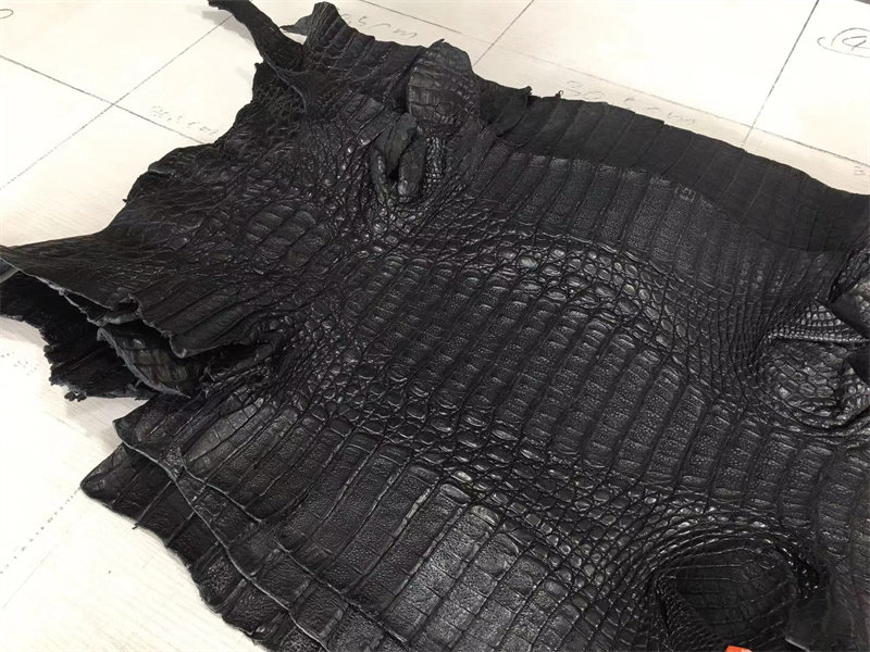 凯门骨皮鳄鱼皮真皮皮料库存清仓