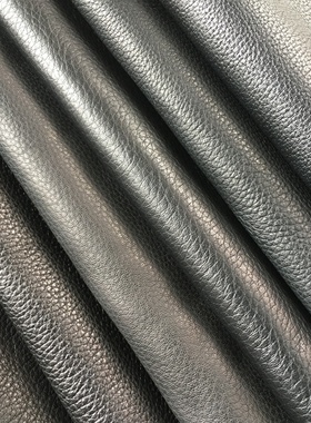 LP116黑色鹿皮真皮手工DIY皮料1-1.5mm软