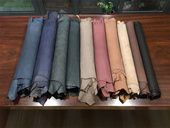 YP021擦蜡皮羊皮真皮0.9偏软复古箱包鞋 手工diy皮料 靴皮具服装