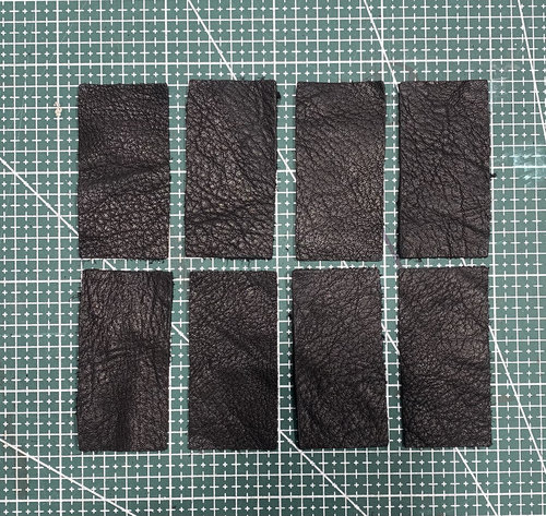 鹿皮小裁片特种动物真皮皮料