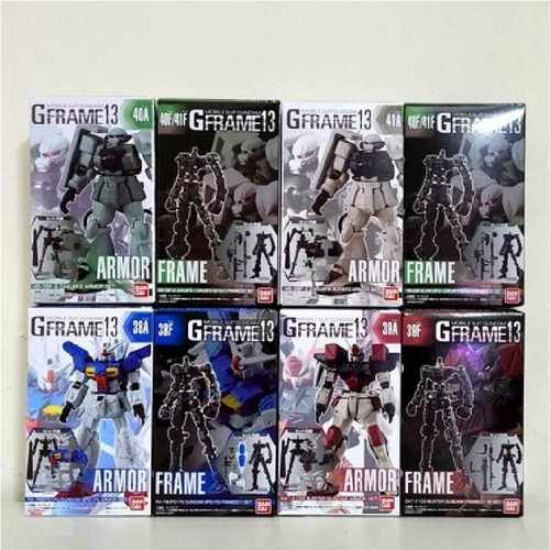 盒蛋模型万代GP01FB高达暴风扎古