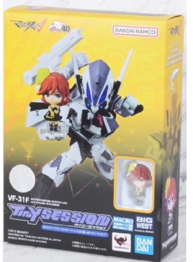 万代 TINY SESSION 超时空要塞 太空堡垒 VF-31F 梅瑟机 骷髅死神