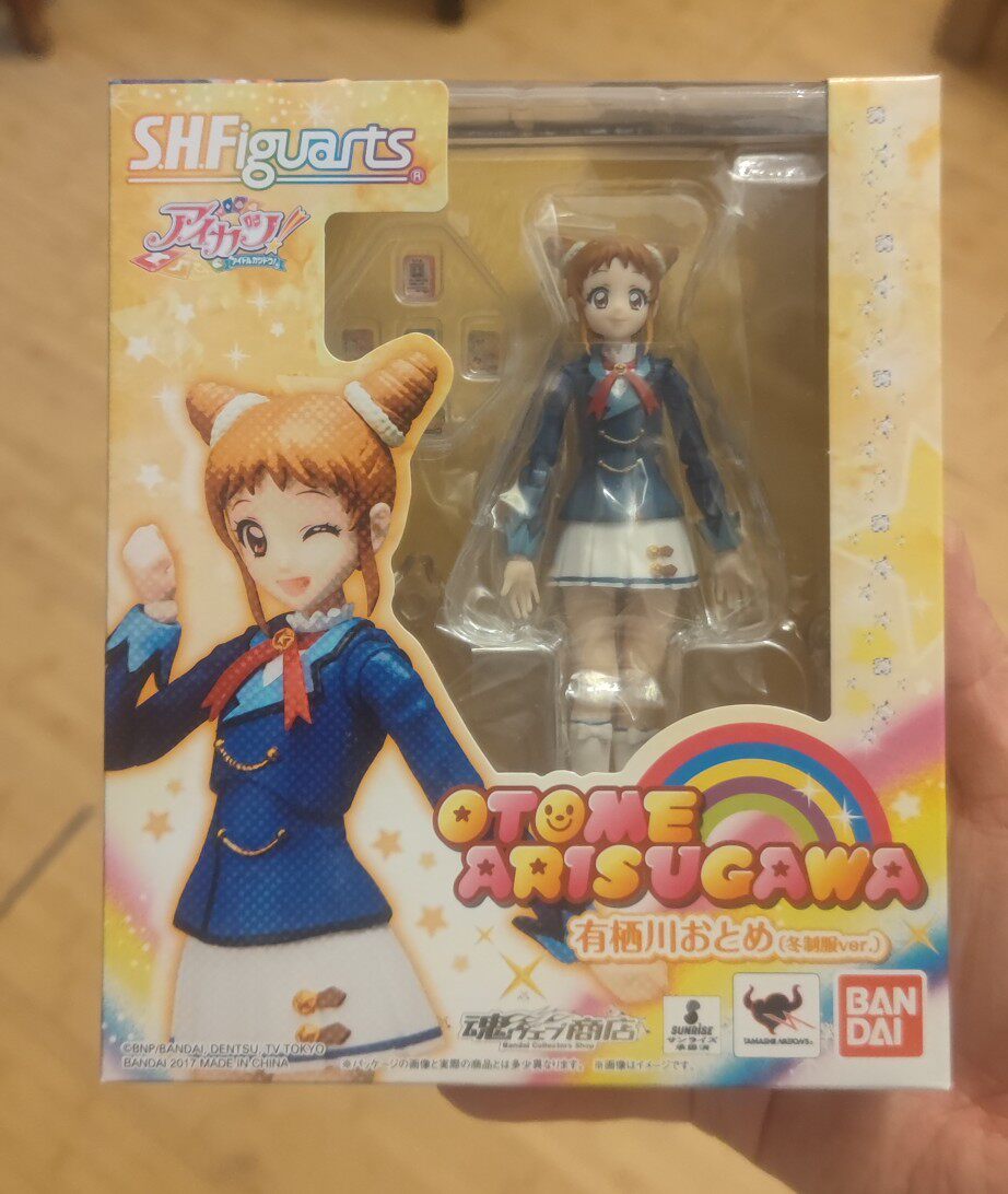 万代 魂限定 shf 可动手办 偶像活动 冬制服 有栖川乙女