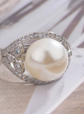 新品新款圆珠戒指时尚高级感圆珠