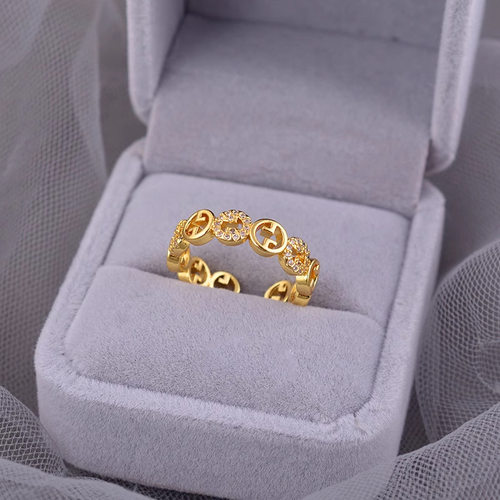 新品发财可调节戒指女款古典风万