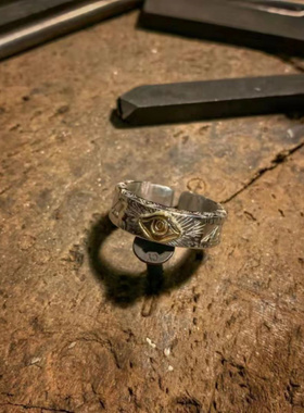 新品埃及荷鲁斯之眼戒指非高山隆