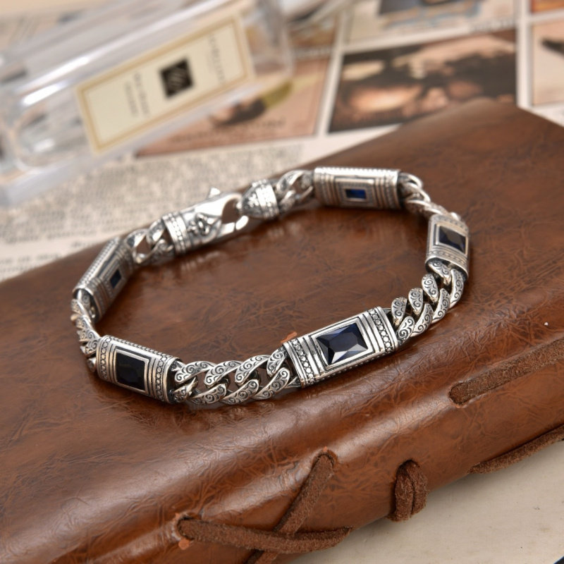 新品新款黑色方钻复古民族风做旧