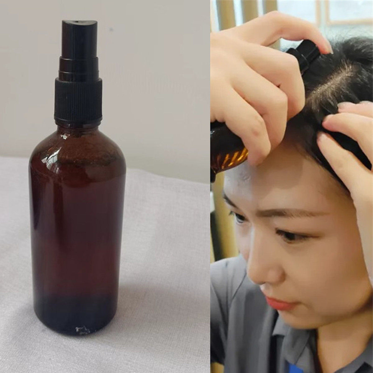 六合草药 乌发液旱墨莲水何首乌当归天然乌黑滋养发根水剂不油腻