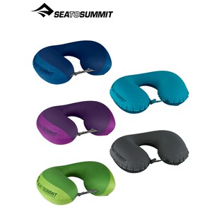 Sea to Summit充气U型枕头便携旅行露营轻量U形枕飞机睡觉护颈枕