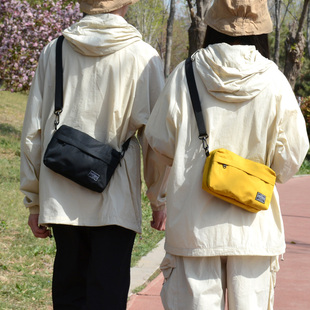 杉木山装逛街散步包日系小挎包女潮单肩包大容量新百搭男斜挎帆布