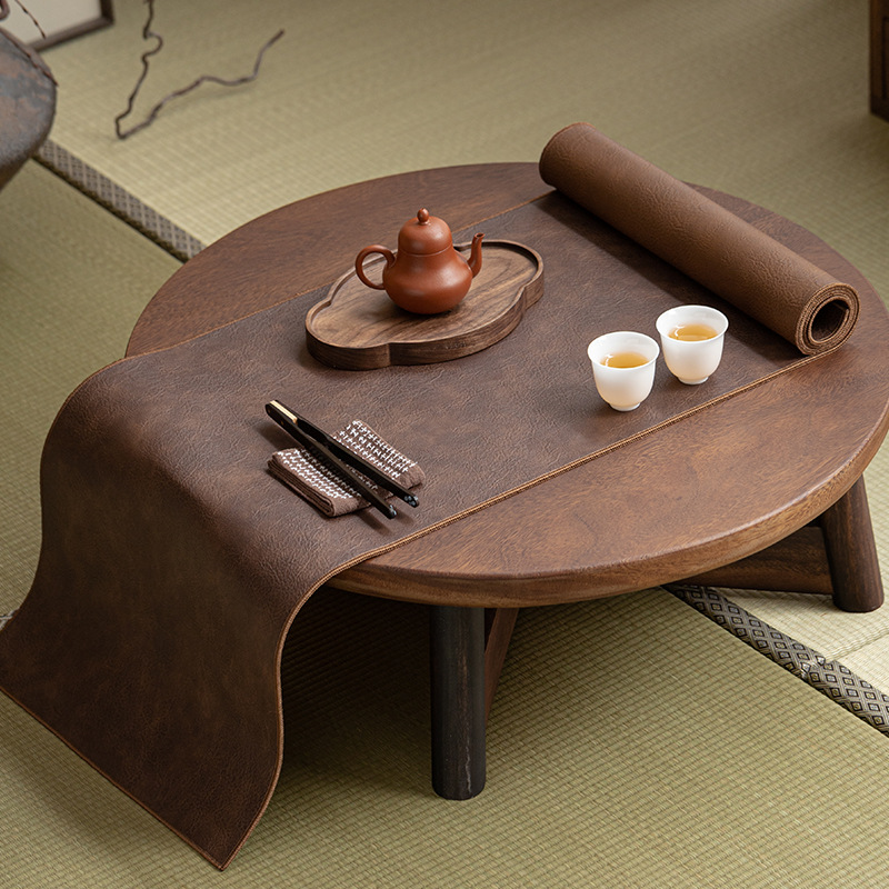 防水桌旗新中式禅意茶桌垫布
