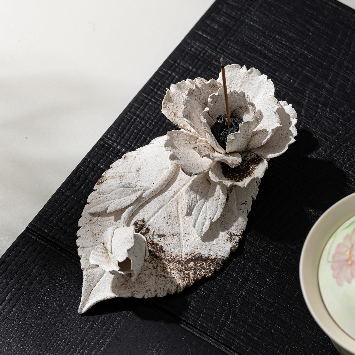 喜淳非遗手捏花陶瓷线香插扩香器精油熏香粗陶家居摆件节日伴手礼,家居饰品,装饰摆件,淘宝优惠券,粉丝福利购,淘宝优惠卷