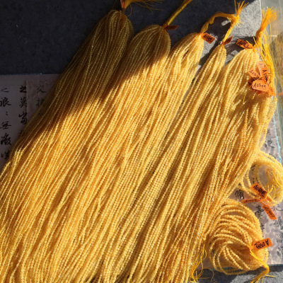 快来买无忧化俄料蜜蜡3mm+小米珠