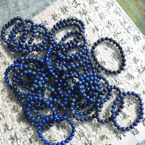 原矿无忧化青金石手串8mm漏价