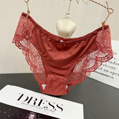 收腹提臀纯棉档中腰三角裤 250斤胖MM加肥加大码 高端性感蕾丝内裤