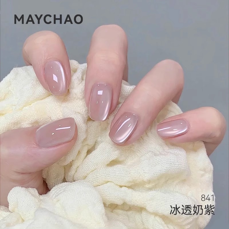 美潮红宝石墨尔本夏季脚趾玻璃珠猫眼甲油胶2025网红显白爆款美甲