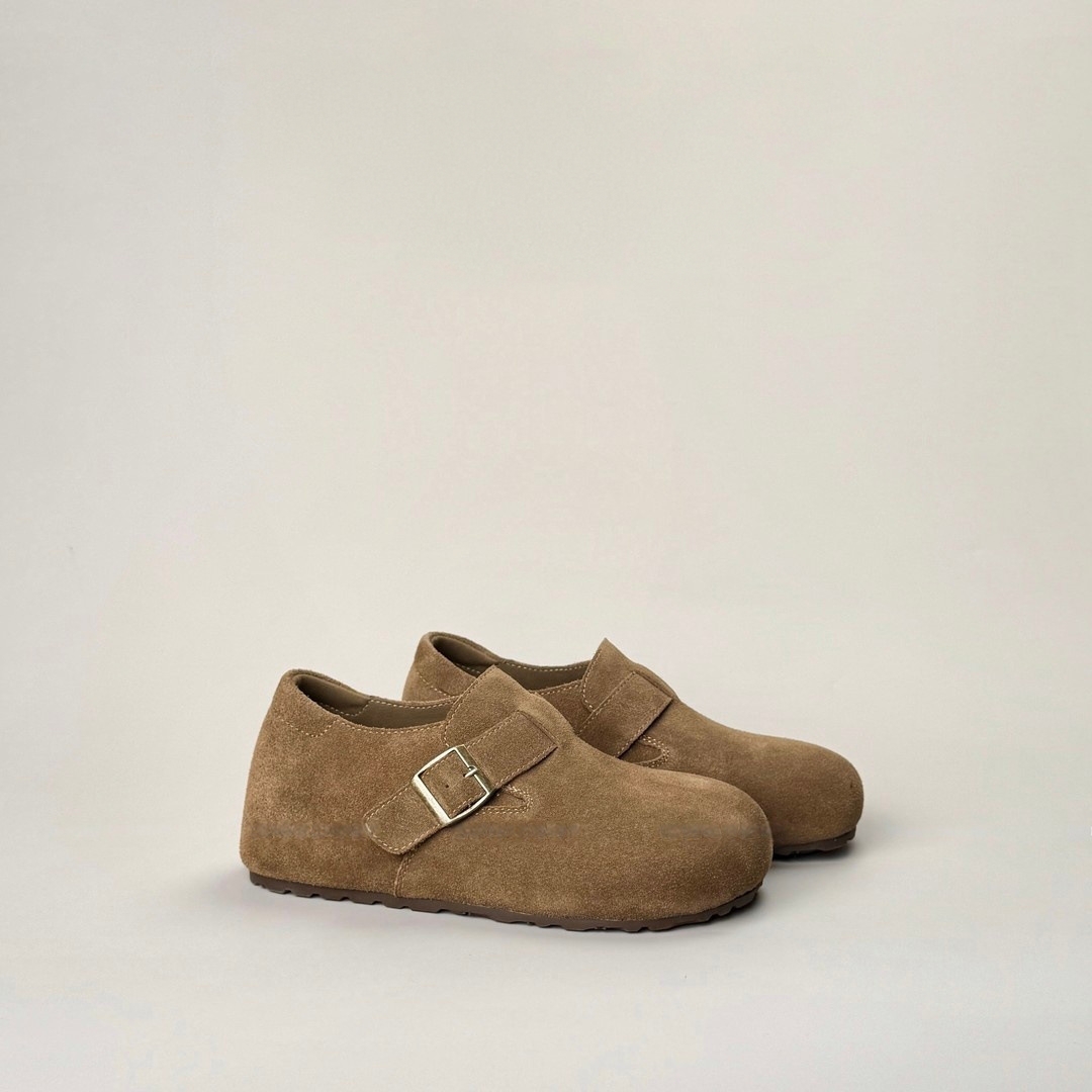 加绒勃肯棉鞋牛皮版内增高雪地靴