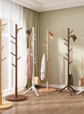 Coat rack wooden coat hanger cloth stand clothes hat racks