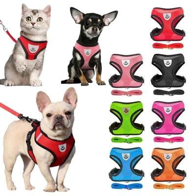 Dog Harness Walking Lead Leash For Small Dogs Collar Polyest