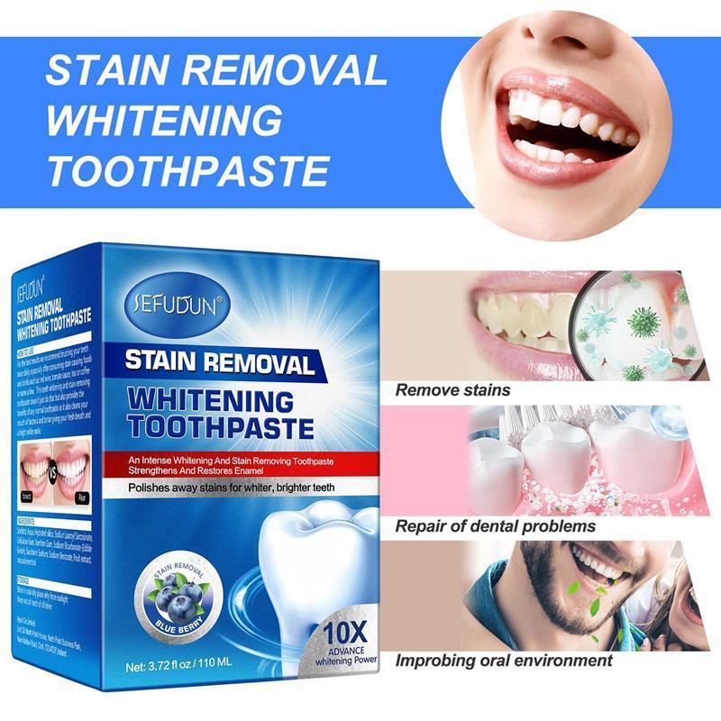 Baking Soda Toothpaste Stain Remover Teeth Whitening苏打牙膏