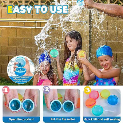 Water fight water bomb water balloons reusable play balls