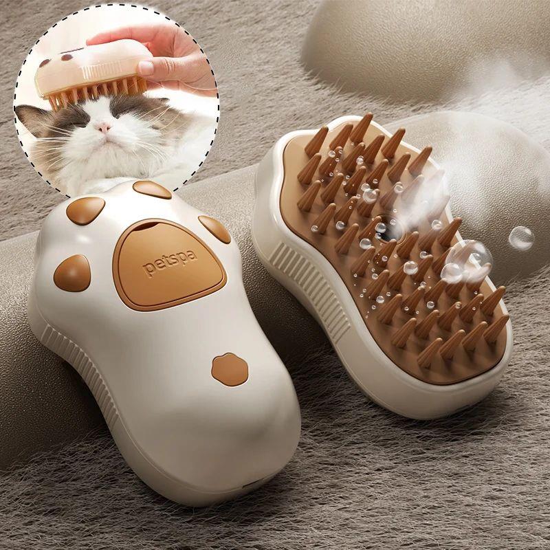 3 in 1 Pet Brush Cat Steam Brush Comb Dog Brush Electric Spr