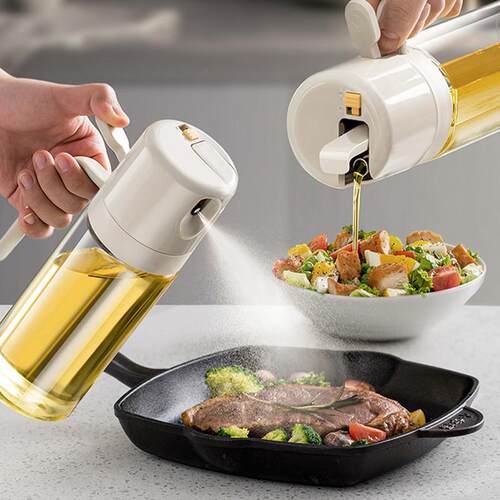 2 in 1 Oil Sprayer Oil Sprayer for Cooking Dispenser Bottle