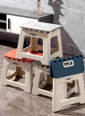 Folding Step Stool Portable Chair Seat For Home Bathroom