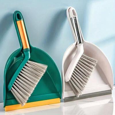 Mini Dustpan and Brush Set Hand Brush Dust Pan Table Cleanin