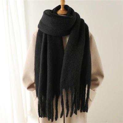 Winter Scarf for Women Cashmere Warm Solid Pashmina Blanket