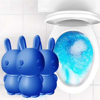 For65 Days Cute Blue Rabbit Toilet Cleaner Magic Automatic F