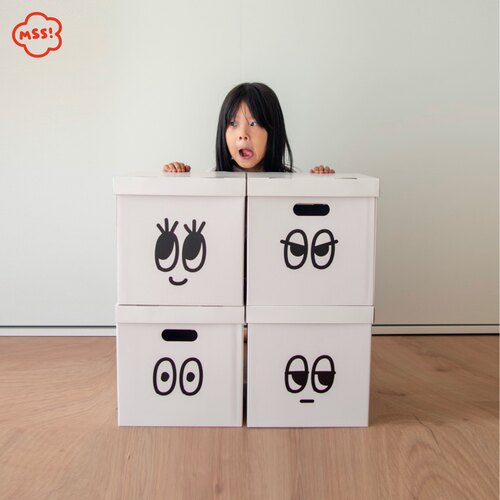 喵术士小眼睛表情卡莱克收纳箱