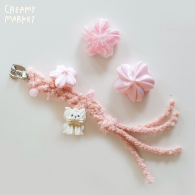 Creamy Market 一朵奶油原创樱花奶油手机支架气囊支架粉色炫彩