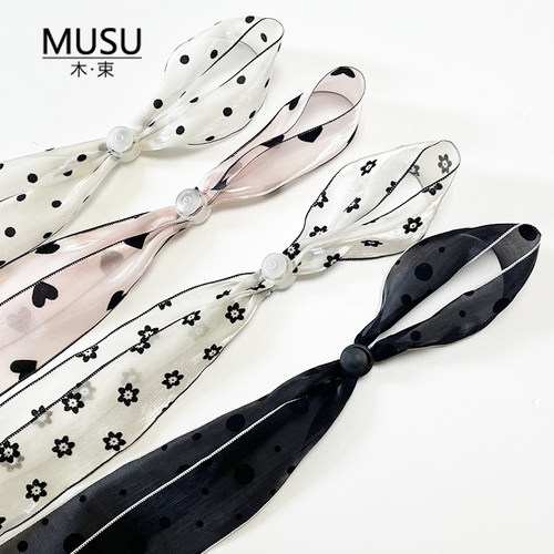 高端印花丝带女士渔夫太阳帽专用固定防掉神器草帽遮阳帽子防风绳