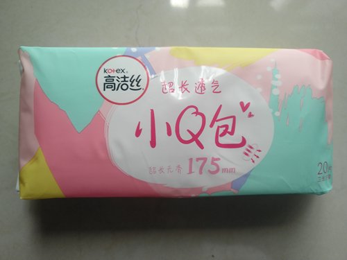 高洁丝小q加长棉柔12包护垫