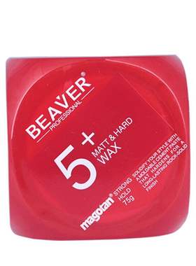 香港代购 博柔BEAVER激翘塑型膏5+强力定型发泥自然蓬松造型发蜡