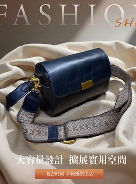 西子玛雅2026新款头层牛皮休闲百搭复古女包大容量欧美单肩斜跨包