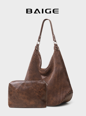 西子玛雅大容量通勤托特包2026新款百搭通勤腋下包复古单肩包女