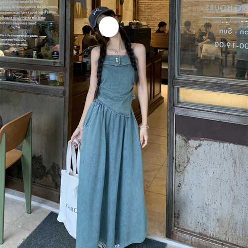 吊带半身裙女夏搭配两件套纯欲风
