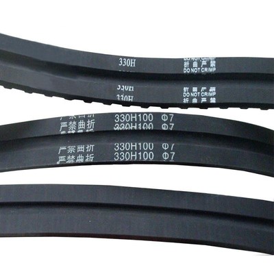 弯管机开槽同步带330H100橡胶加厚φ5空调厂铜管牵引送料皮带