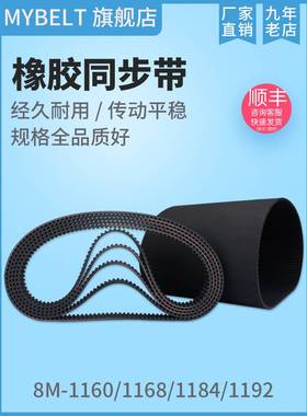 橡胶同步带HTD8M1160 S8M1160 8M1168 S8M1168 8M1184 8M1192现货