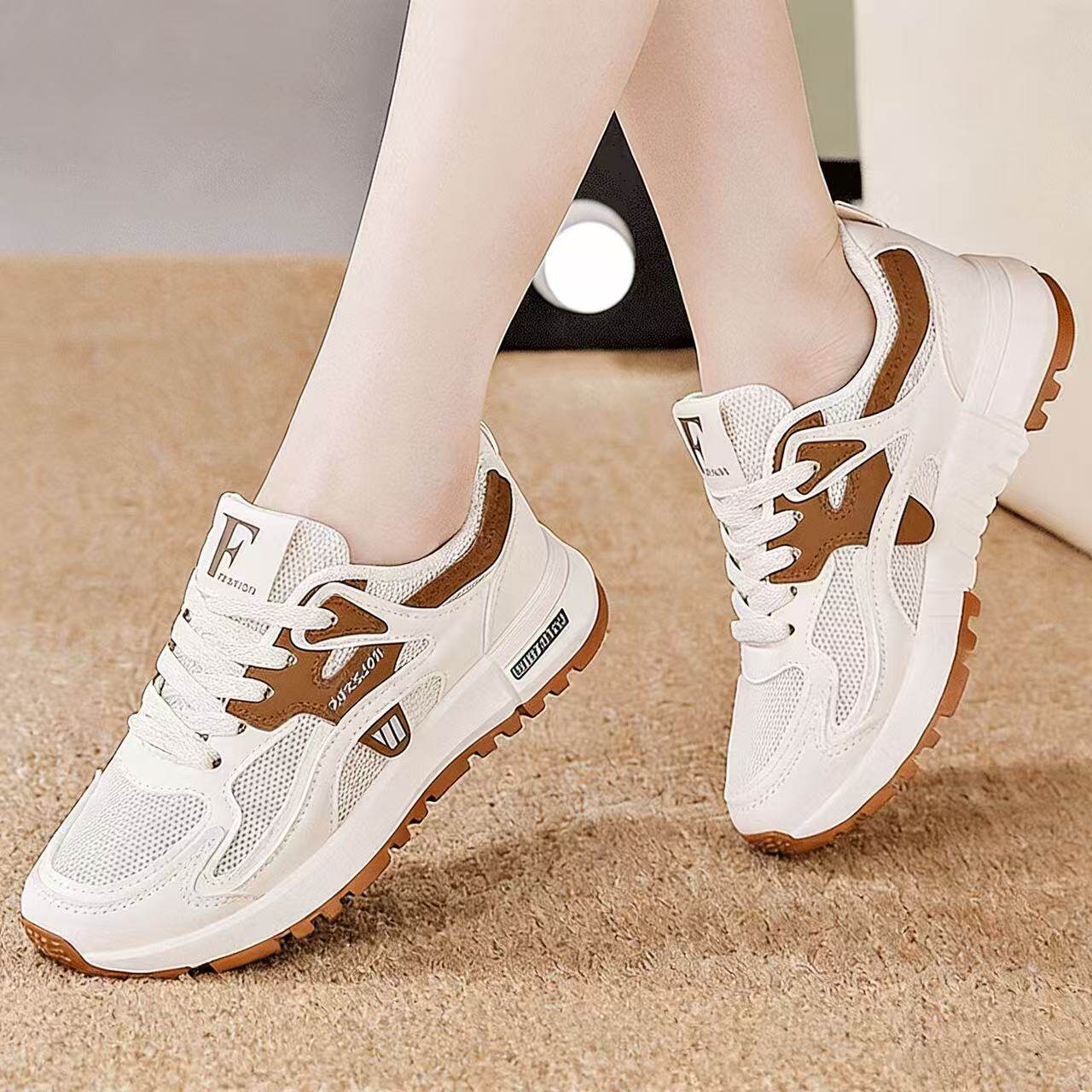 乔丹格兰运动鞋女2026春夏季新款休闲百搭阿甘鞋防滑软底百搭跑步