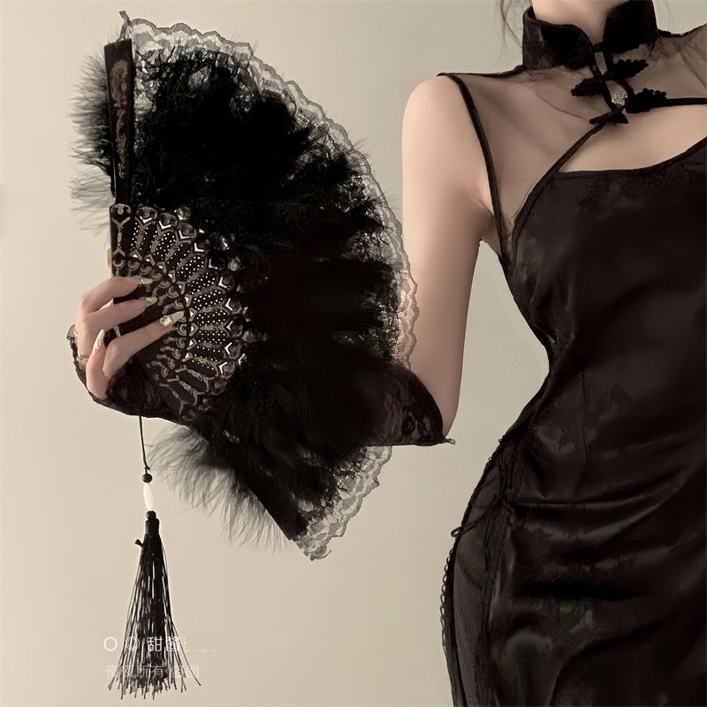 羽毛扇子旗袍夜上海舞蹈毛绒民国古风毛毛扇白色鹅毛折扇拍照道具,家居饰品,工艺扇/团扇/喜扇/折扇,淘宝优惠券,粉丝福利购,淘宝优惠卷