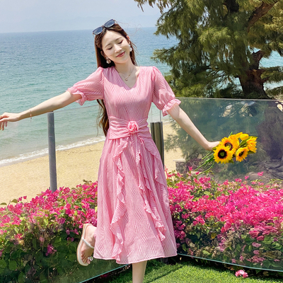 温柔减龄高级设计感小众气质裙子