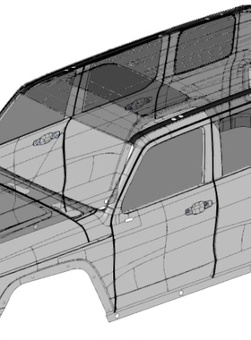雷神KM TRACION坦克300车壳（透明）TH01262/竞技版车壳TH01289
