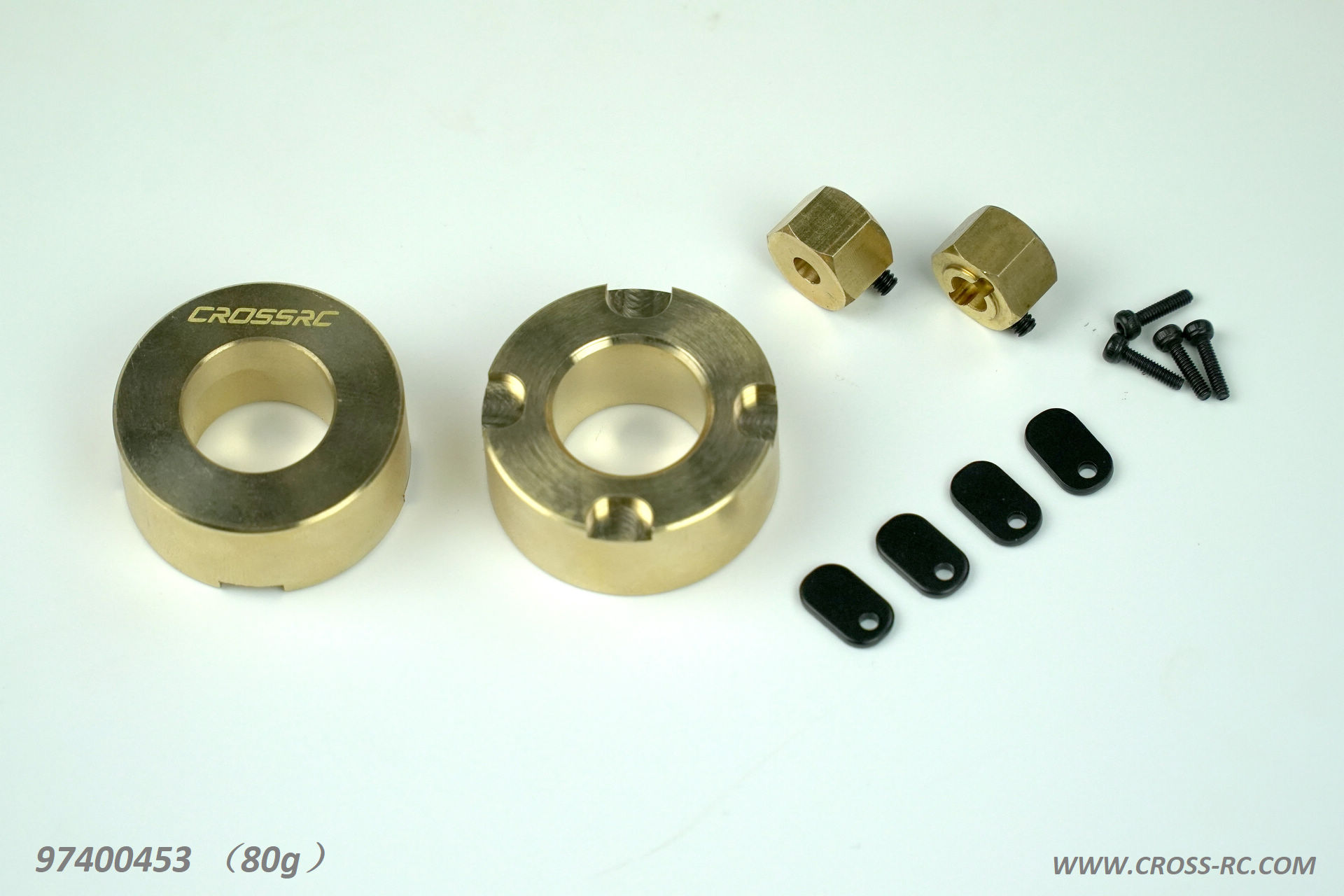 蓝飞驰模型CROSS-RC SG4 SR4 CNC金属轮毂外80g金属配重97400453
