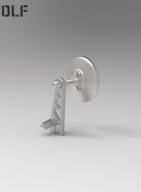 TWOLF M715全金属CNC可调镜面磁吸或螺丝固定后视镜攀爬车后视镜