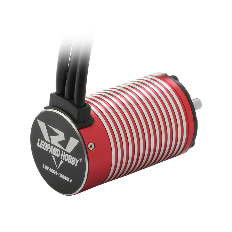 豹子 3663 V2 超高效率2~4S无感无刷电机遥控大脚越野卡车RC用